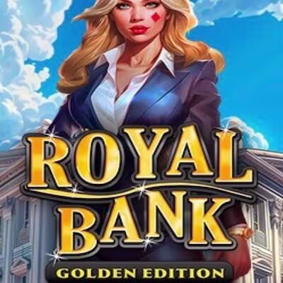 El logo de la Royal Bank Golden Edition Maquina Tragamonedas