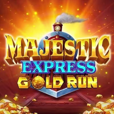 El logo de la Majestic Express Gold Run Maquina Tragamonedas