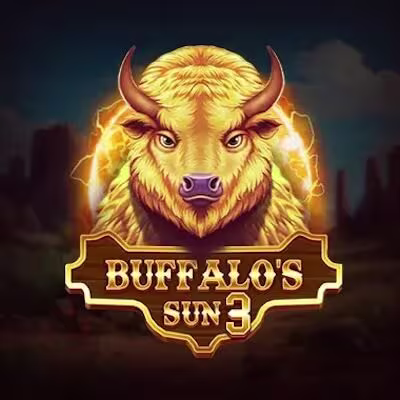 El logo de la Buffalo ’s Sun 3 Maquina Tragamonedas