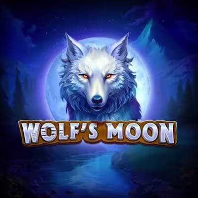 El logo de la Wolf ’s Moon Maquina Tragamonedas