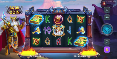 El logo de la Book of Odín Maquina Tragamonedas