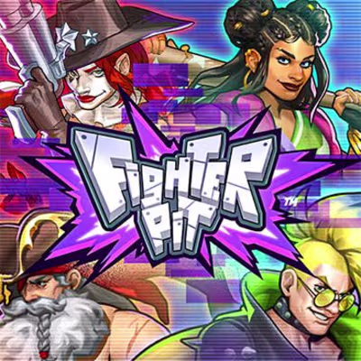 El logo de la Fighter Pit Maquina Tragamonedas
