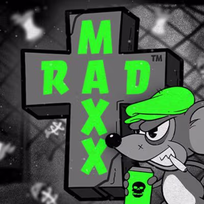 El logo de la Rad Maxx Maquina Tragamonedas