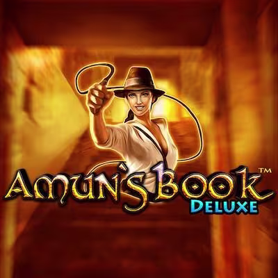 El logo de la Amun’s Book HD Deluxe Maquina Tragamonedas