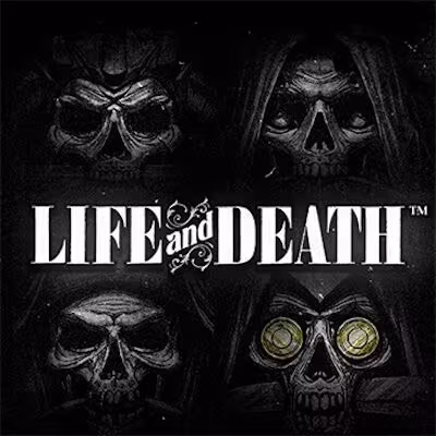 El logo de la Life and Death Maquina Tragamonedas