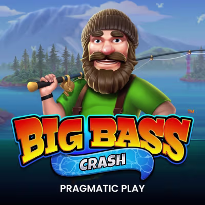 El logo de la Big Bass Crash Maquina Tragamonedas
