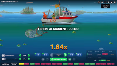 El logo de la Big Bass Crash Maquina Tragamonedas