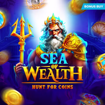 El logo de la Sea of Wealth: Hunt for Coins Maquina Tragamonedas