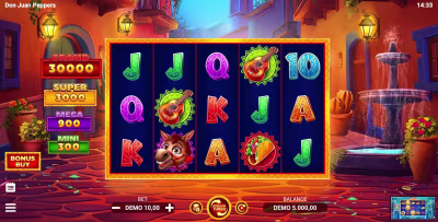 El logo de la Don Juan Peppers Maquina Tragamonedas