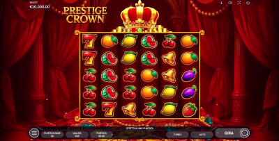 El logo de la Prestige Crown Maquina Tragamonedas