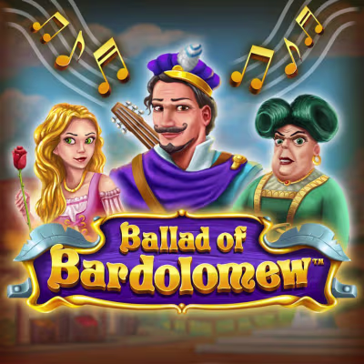 El logo de la Ballad Of Bardolomew Maquina Tragamonedas