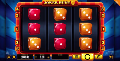 El logo de la Joker Hunt Dice Maquina Tragamonedas