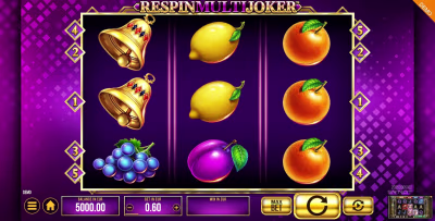 El logo de la Respin Multi Joker Maquina Tragamonedas