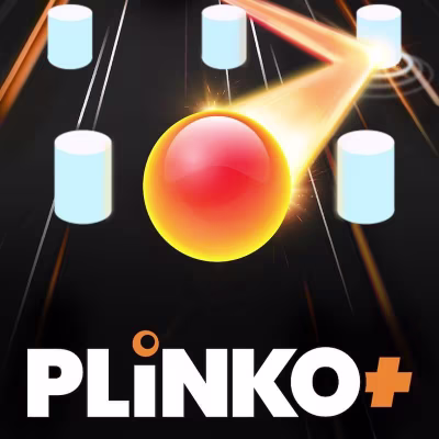 El logo de la Plinko+ Maquina Tragamonedas