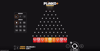 El logo de la Plinko+ Maquina Tragamonedas