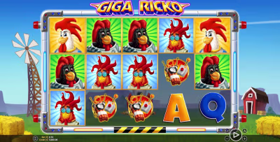 El logo de la Giga Ricko Maquina Tragamonedas