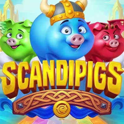 El logo de la Scandipigs Maquina Tragamonedas