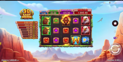 El logo de la 10 Cash Bisons Maquina Tragamonedas