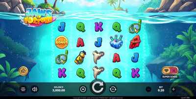 El logo de la Jaws of Fortune Maquina Tragamonedas