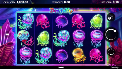 El logo de la DeeJelly Maquina Tragamonedas