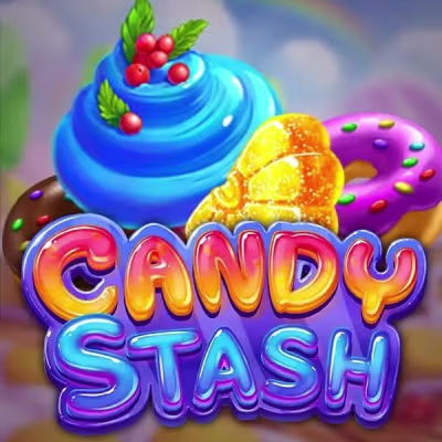 El logo de la Candy Stash Maquina Tragamonedas