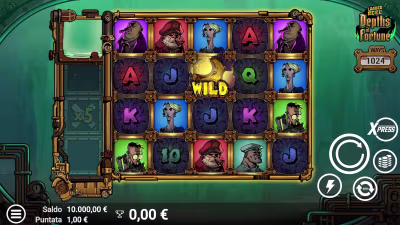 El logo de la Depths of Fortune Maquina Tragamonedas