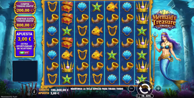 El logo de la Mermaid’s Treasure Trove Maquina Tragamonedas