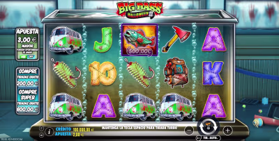 El logo de la Big Bass Halloween 3 Maquina Tragamonedas