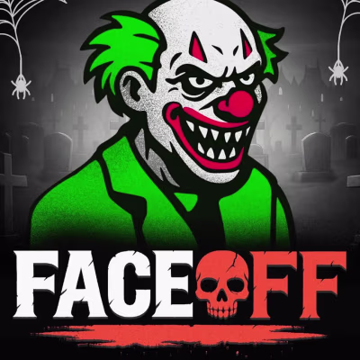 El logo de la Face Off Maquina Tragamonedas