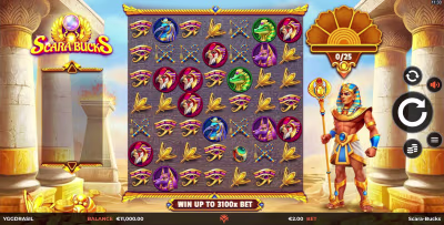 El logo de la Scara Bucks Maquina Tragamonedas