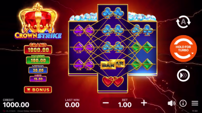 El logo de la Crown Strike: Hold and Win Maquina Tragamonedas