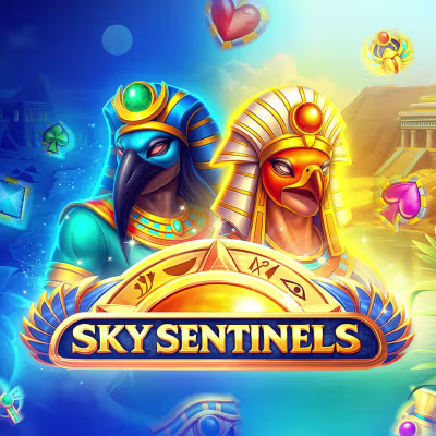 El logo de la Sky Sentinels Maquina Tragamonedas