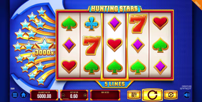 El logo de la Hunting Starts Maquina Tragamonedas