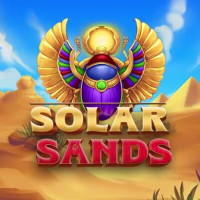 El logo de la Solar Sands Maquina Tragamonedas