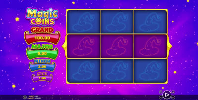 El logo de la Magic Coins Maquina Tragamonedas