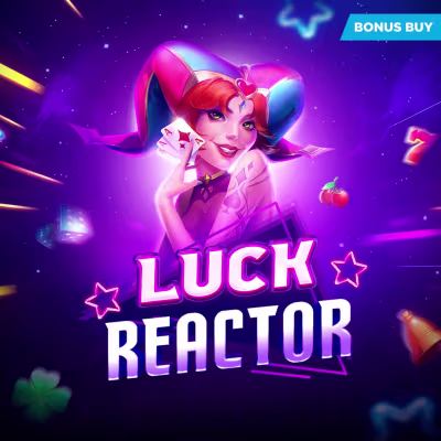 El logo de la Luck Reactor Maquina Tragamonedas