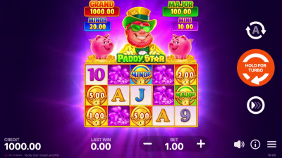 El logo de la Paddy Star: Smash and Win Maquina Tragamonedas