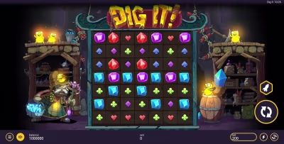 El logo de la Dig It Maquina Tragamonedas