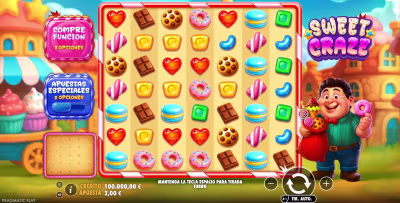 El logo de la Sweet Craze Maquina Tragamonedas