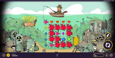 El logo de la Muddy Waters Maquina Tragamonedas