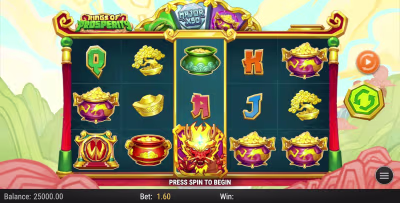 El logo de la Rings of Prosperity Maquina Tragamonedas