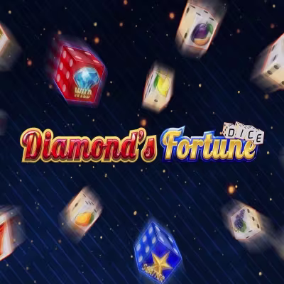 El logo de la Diamond’s Fortune Dice Maquina Tragamonedas