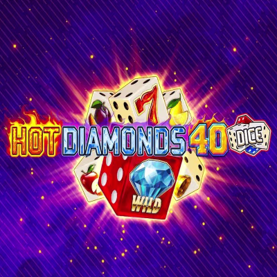 El logo de la Hot Diamond 40 Dice Maquina Tragamonedas
