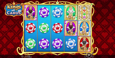 El logo de la King of Cards Maquina Tragamonedas