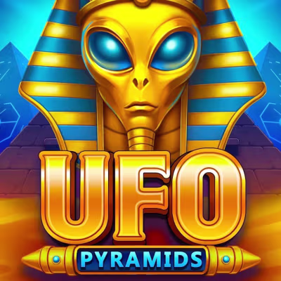 El logo de la UFO Pyramids Maquina Tragamonedas