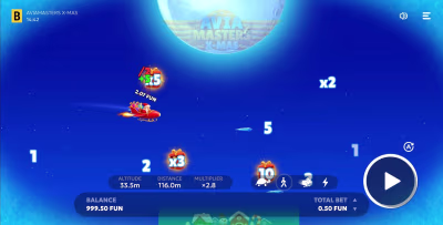 El logo de la Avia Masters X-mas Maquina Tragamonedas