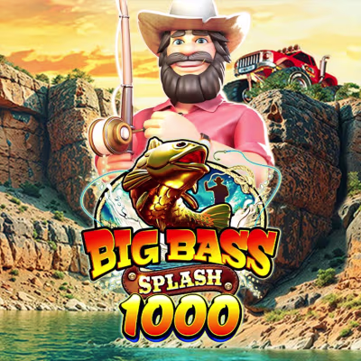 El logo de la Big Bass Splash 1000 Maquina Tragamonedas