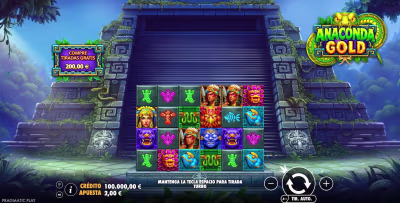 El logo de la Anaconda Gold Maquina Tragamonedas