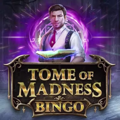 El logo de la Tome of Madness Bingo Maquina Tragamonedas