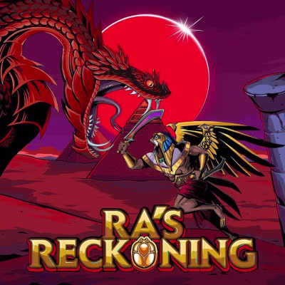 El logo de la Ra’s Reckoning Maquina Tragamonedas